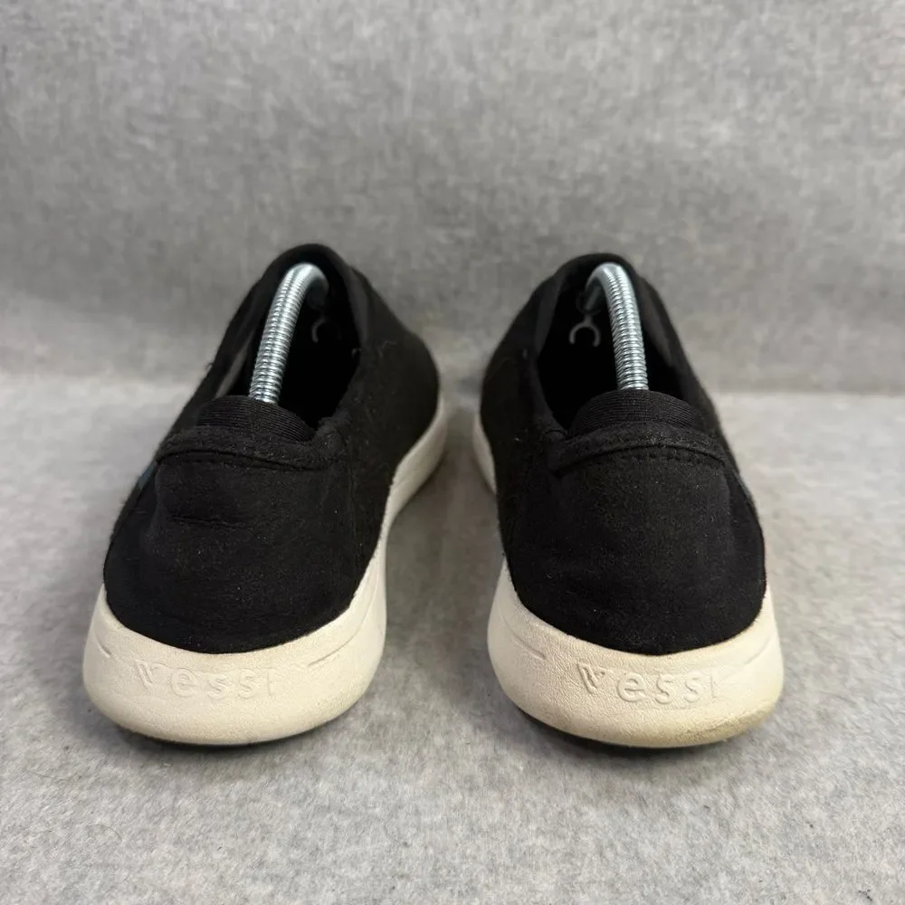 Vessi Shoes Mens Size 8 Sunday Slip On Black & White Loafers Comfort‎ Slippers
